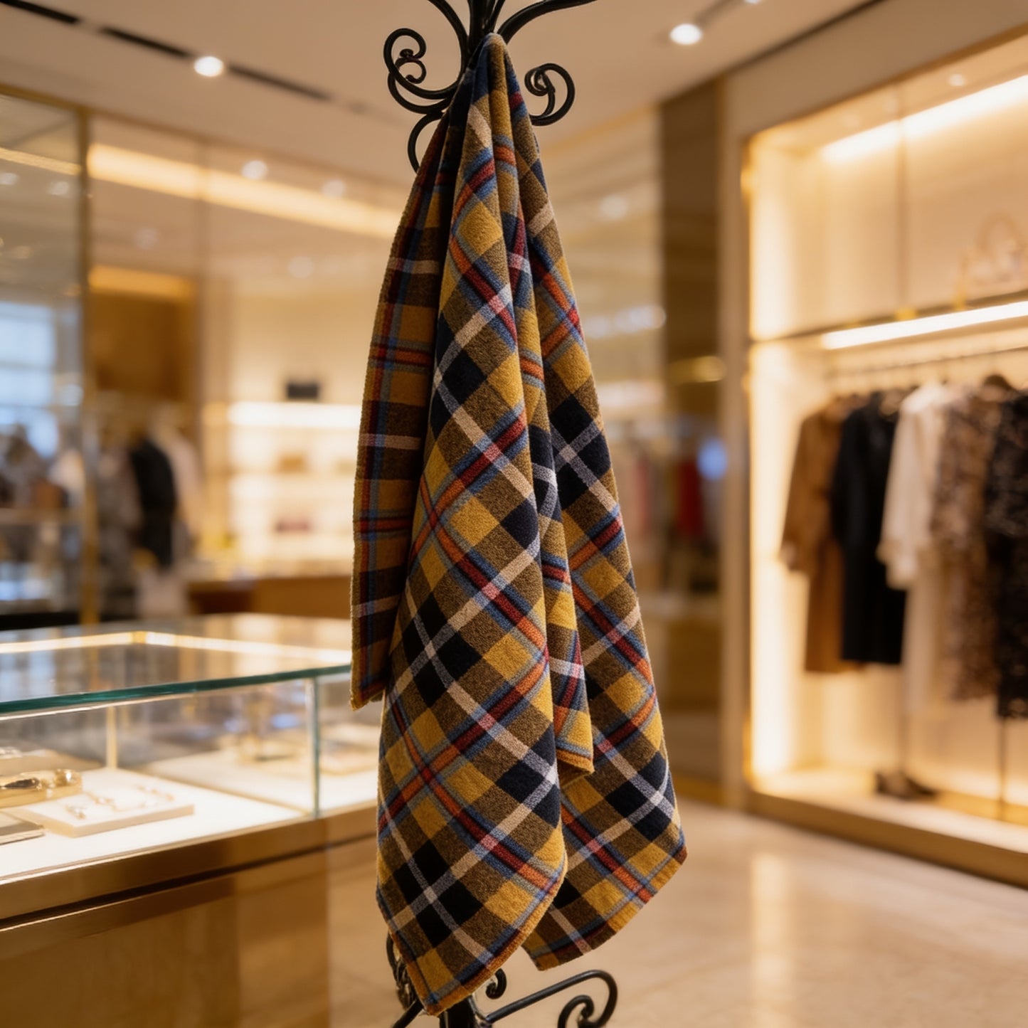 Cotton Cornish Tartan Beachtowel