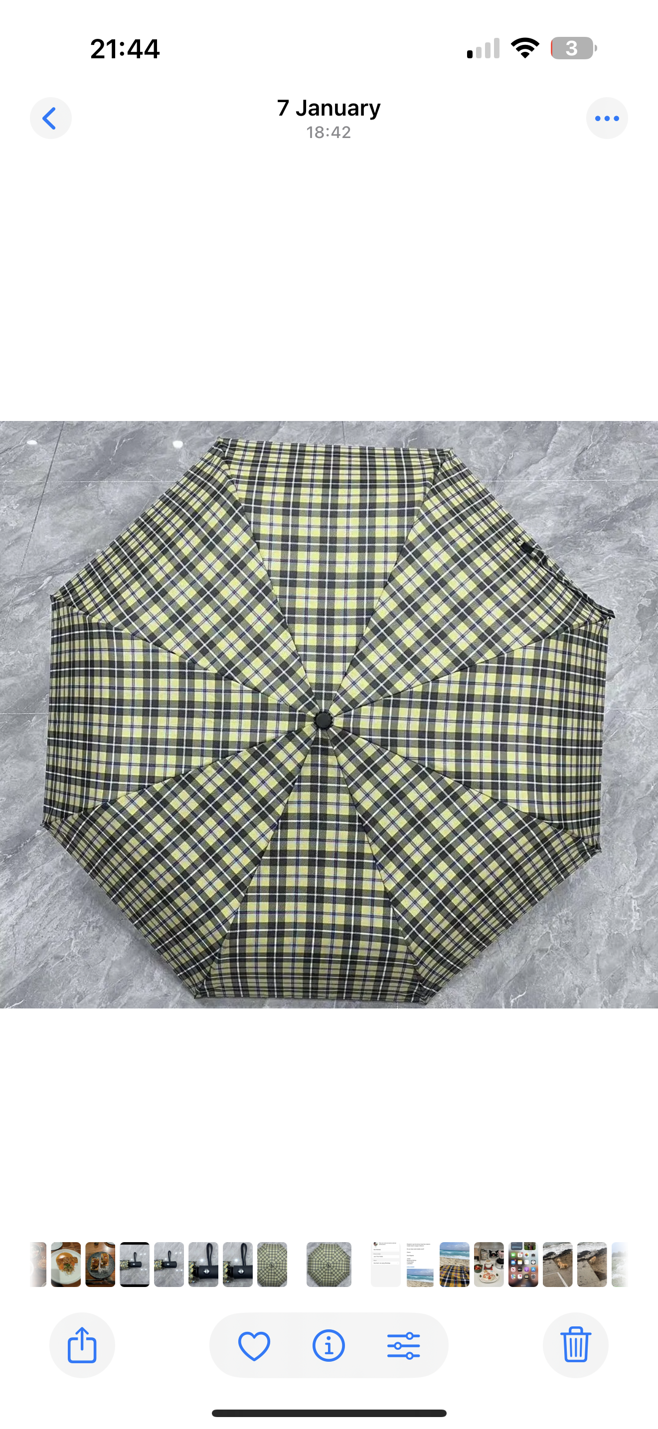Cornish Tartan Umbrella