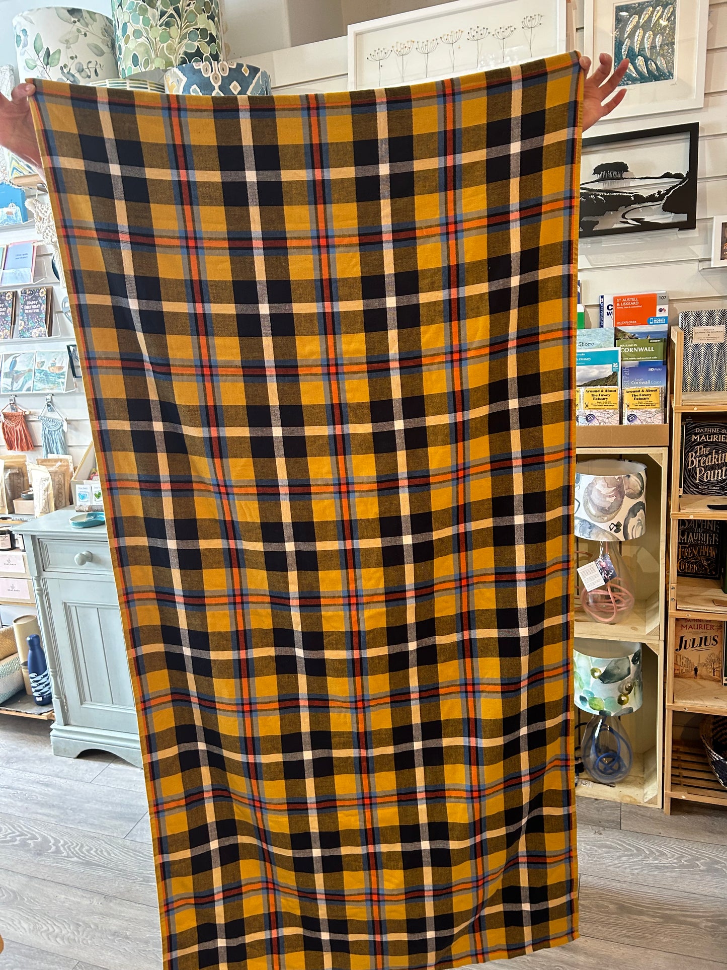 Cornish Tartan Beach Towel Microfibre
